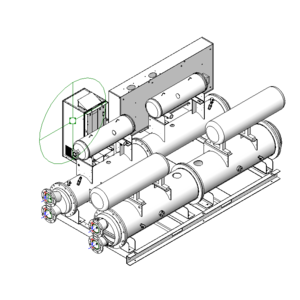 日立中央空調系統水冷變頻滿液式冰水機120RT_v18
