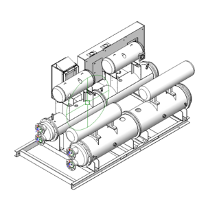 日立中央空調系統水冷變頻滿液式冰水機150RT_v18