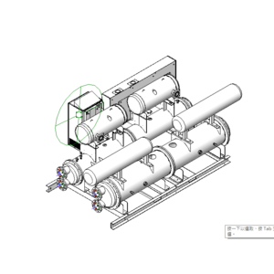 日立中央空調系統水冷變頻滿液式冰水機200RT_v18