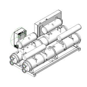 日立中央空調系統水冷變頻滿液式冰水機300RT_v18