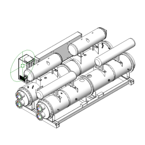日立中央空調系統水冷變頻滿液式冰水機360RT_v18