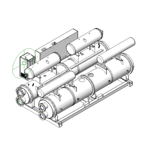 日立中央空調系統水冷變頻滿液式冰水機480RT_v18