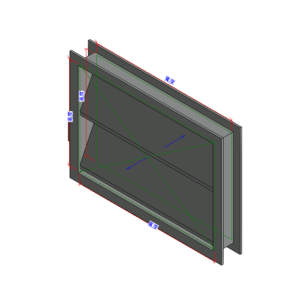 VD風門 800x550 mm_V18