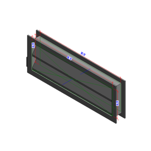 VD風門 1000x300 mm_V18