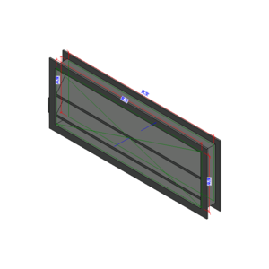 VD風門 1200x400 mm_V18