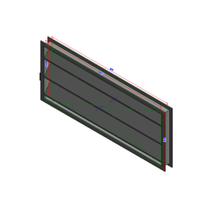 VD風門 1800x750 mm_V18