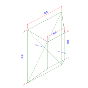 風管-矩形異徑接頭_V18