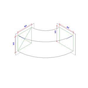 矩形長半徑彎頭-法蘭_V18