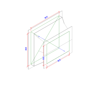 矩形偏移異徑接頭-法蘭_V18