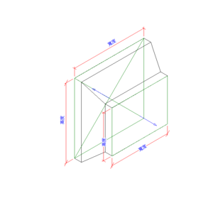 矩形偏移異徑接頭-滑動接頭_V18