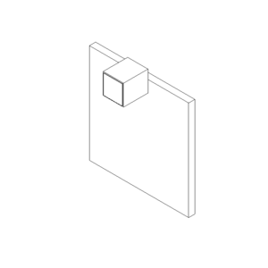 牆上層櫥櫃(單門)_V18