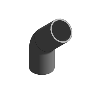 南亞PVC_U管_45°L型接頭150_V23