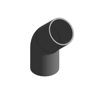 南亞PVC_U管_45°L型接頭200_V23