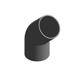 南亞PVC_U管_45°L型接頭250_V23