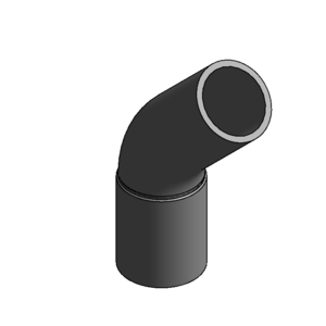 南亞PVC_U管_45°單放口(厚)接頭_2英吋_V23