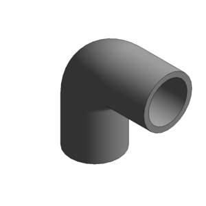 南亞PVC_U管_90度L行接頭100_V23