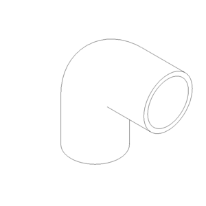 南亞PVC_U管_90度L行接頭125_V23