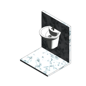 凱樂KARAT_K-1137+K-1563麻吉短柱盆_V22