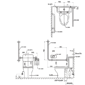 凱樂KARAT_無障礙空間設備馬桶套間_V22