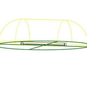 M_向上照射 - 條燈