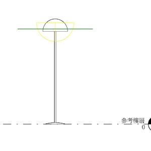 M_落地燈 - 半球狀