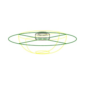 M_層板燈 - 扁圓