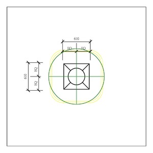 M_螢光燈管槽 - 拋物線狀正方形