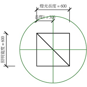 M_嵌壁式拋物線式照明